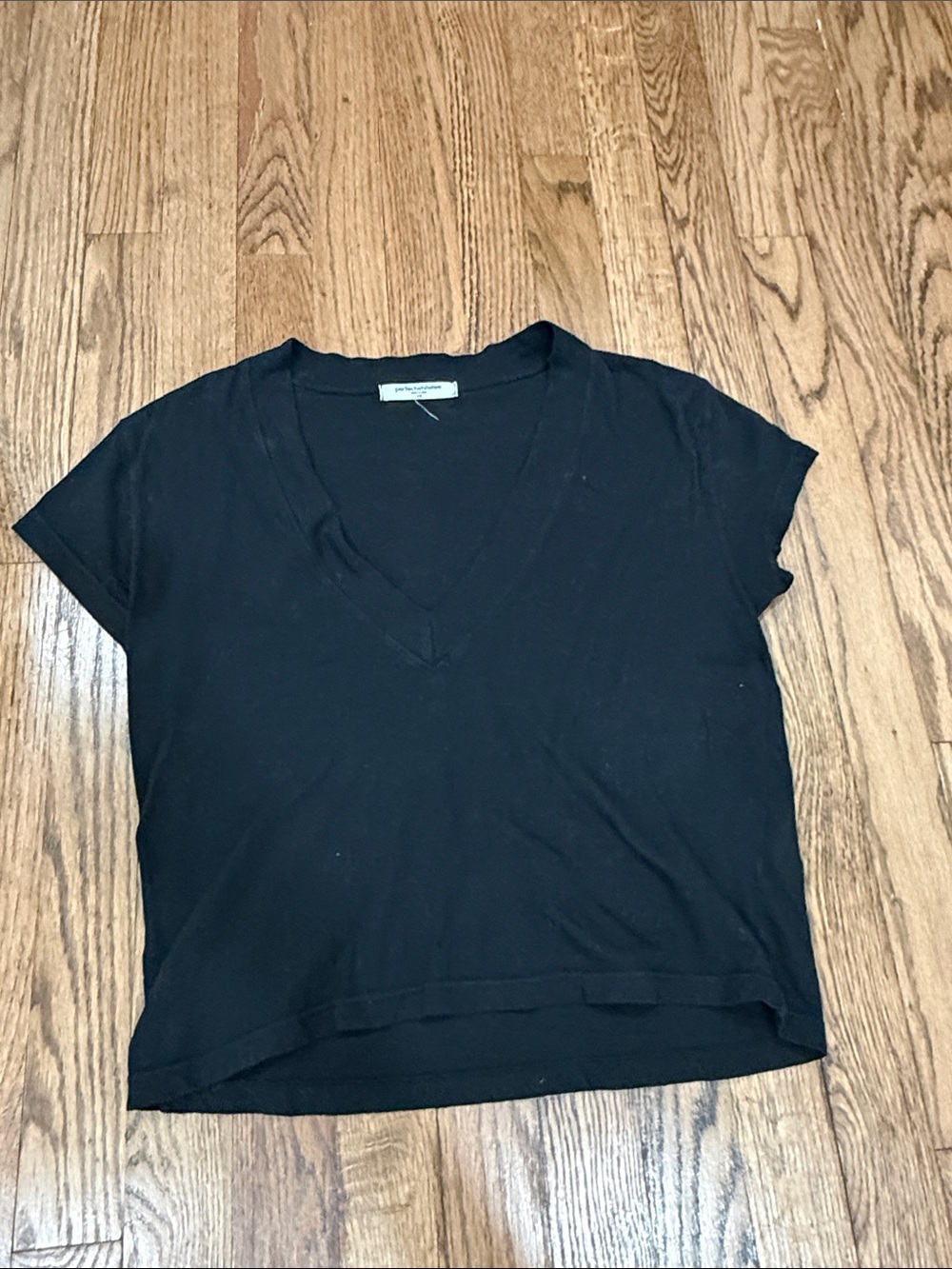 perfectwhitetee Alanis recycled cotton Tee Black XS